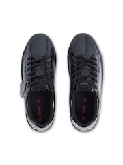 Kickers Black Tovni Stack Lo Flower Patent Trainers - Image 4 of 5
