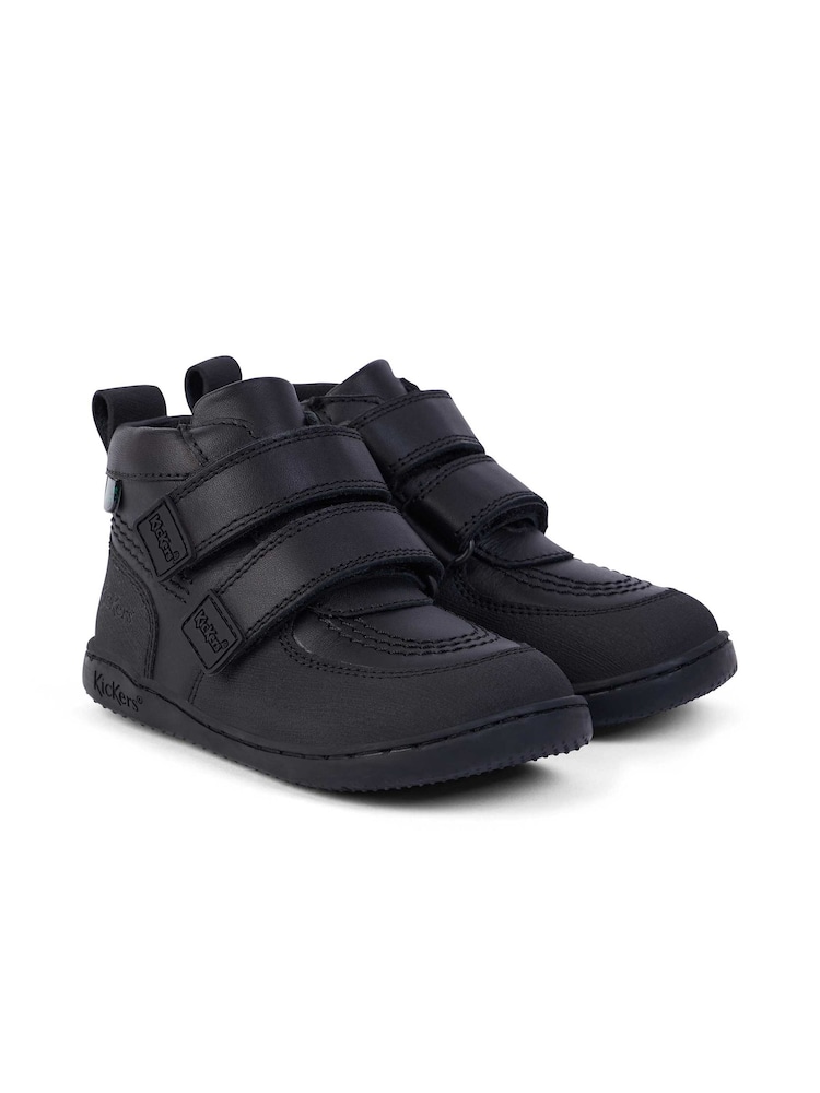 Kickers Black Playflex Hi Vel Boots - Image 2 of 5