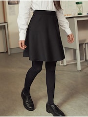 Black Regular Length 2 Pack 80 Denier School Tights - Image 2 of 3