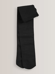 Black Regular Length 2 Pack 80 Denier School Tights - Image 3 of 3