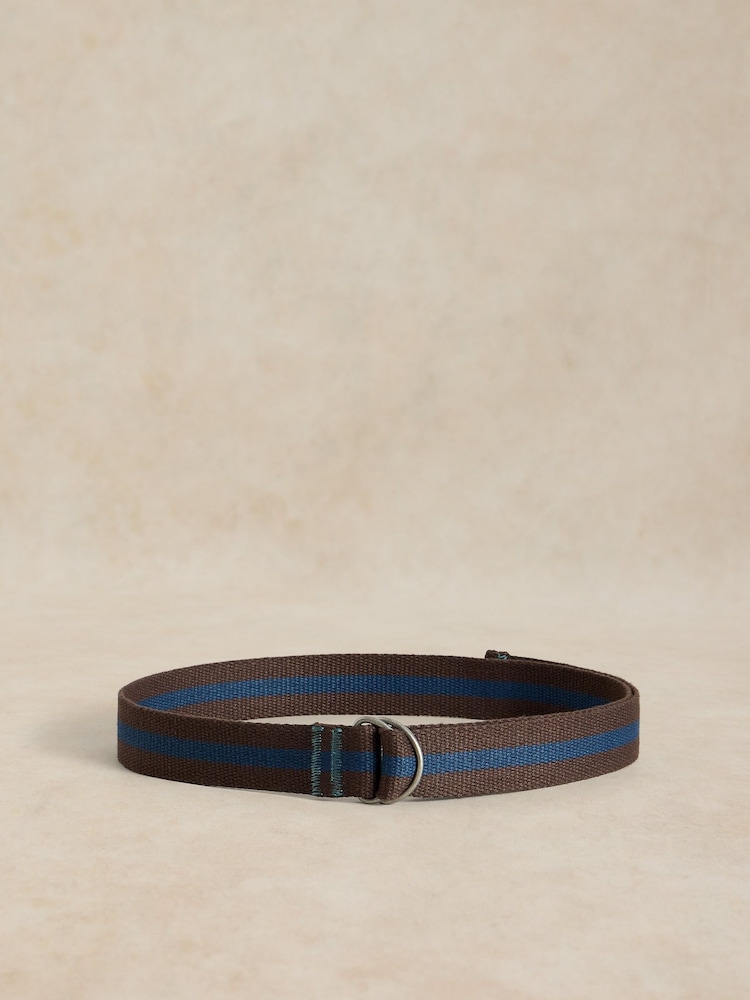White Stuff Brown Webbing Belt - Image 2 of 3