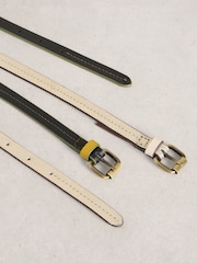 White Stuff Black Belts 2 Pack - Image 4 of 4