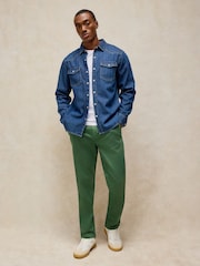 White Stuff Green Sutton Chino Trousers - Image 1 of 6