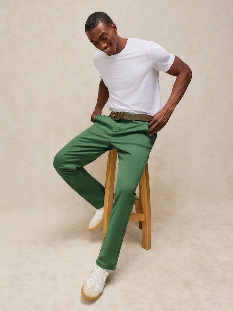 White Stuff Green Sutton Chino Trousers - Image 2 of 6 White Stuff Green Sutton Chino Trousers - Image 2 of 6