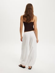 Cotton On White Rio Balloon Trousers - Image 2 of 5