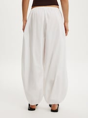 Cotton On White Rio Balloon Trousers - Image 5 of 5