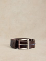 White Stuff Chunky Stitch Leather Belt - 3суретінің 1 суреті