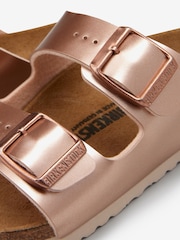 Birkenstock Copper Kids Arizona Birko Flor Copper Sandals - Image 4 of 4