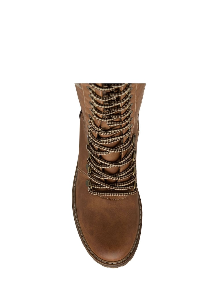 Braun - Lotus Kniehohe Stiefel mit Reißverschluss - Bild 4 von 4 Braun - Lotus Kniehohe Stiefel mit Reißverschluss - Bild 4 von 4