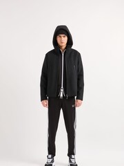 Emporio Armani EA7 7 Lines Zip Through Black Tracksuit - Image 3 of 4