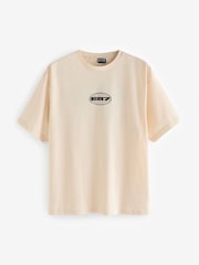 Emporio Armani EA7 Graphic Series Globe Oversized T-Shirt - Image 4 of 4