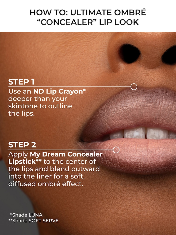 Natasha Denona Peach Milk My Dream Concealer Lipstick - Image 5 of 5 Natasha Denona Peach Milk My Dream Concealer Lipstick - Image 5 of 5
