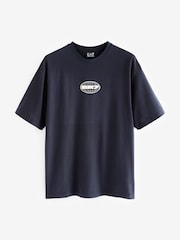 Emporio Armani EA7 Graphic Series Globe Oversized T-Shirt - Image 5 of 5