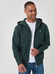 Threadbare Heavyweight Relaxed Fit Cotton Rich Zip Through Hoodie - صورة 1 من 5