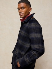 White Stuff Blue Alton Wool Blend Utility Coat - Image 5 of 7