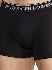 Polo Ralph Lauren Black/White/Grey Stretch Cotton Boxers 3 Pack - Image 7 of 9