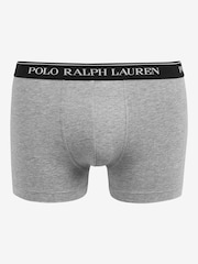 Polo Ralph Lauren Black/White/Grey Stretch Cotton Boxers 3 Pack - Image 9 of 9