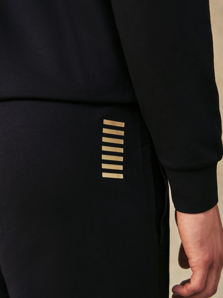 Emporio Armani EA7 Core ID 100% Cotton Tracksuit - Image 6 of 9