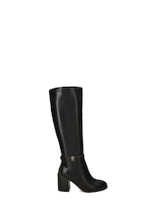 Kurt Geiger London Shoreditch Block Knee High Boots - Image 2 of 4