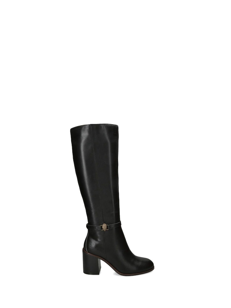Kurt Geiger London Shoreditch Block Knee High Boots - Image 2 of 4