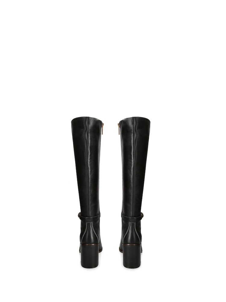 Kurt Geiger London Shoreditch Block Knee High Boots - Image 4 of 4