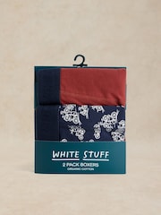 أزرق داكن أزرق - حزمة من 2 بوكسر Hove من White Stuff - صورة 4 من 4