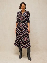 Blå - White Stuff Rua Jersey Dress - Bilde 1 av 6