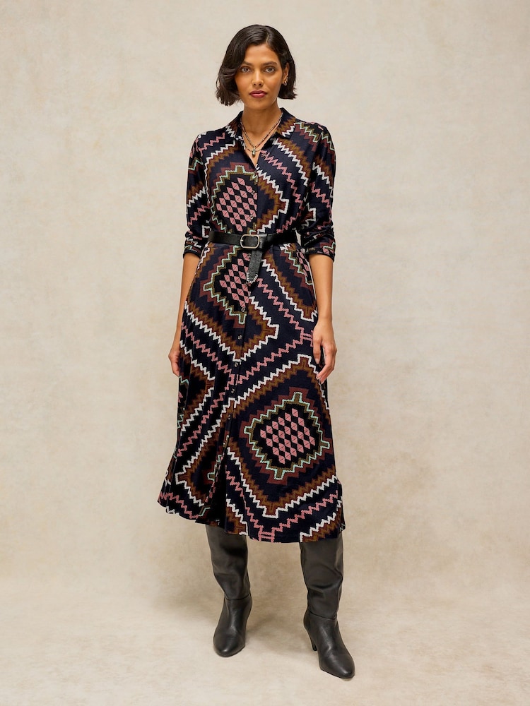 Blå - White Stuff Rua Jersey Dress - Bilde 1 av 6