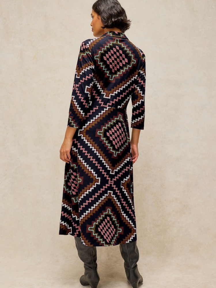 Blå - White Stuff Rua Jersey Dress - Bilde 2 av 6