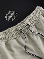 Black/Khaki Utility 100% Cotton T-Shirt and Shorts Set (3-16yrs) - Image 3 of 3