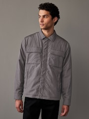 Emporio Armani EA7 Core ID Nylon Overshirt - Image 1 of 4