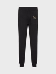 Emporio Armani EA7 Slim Fit Logo Series Black/Gold Joggers - Image 2 of 5