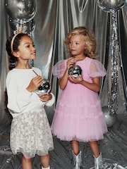 Silver Sequin Skirt (3-16yrs) - Image 3 of 9