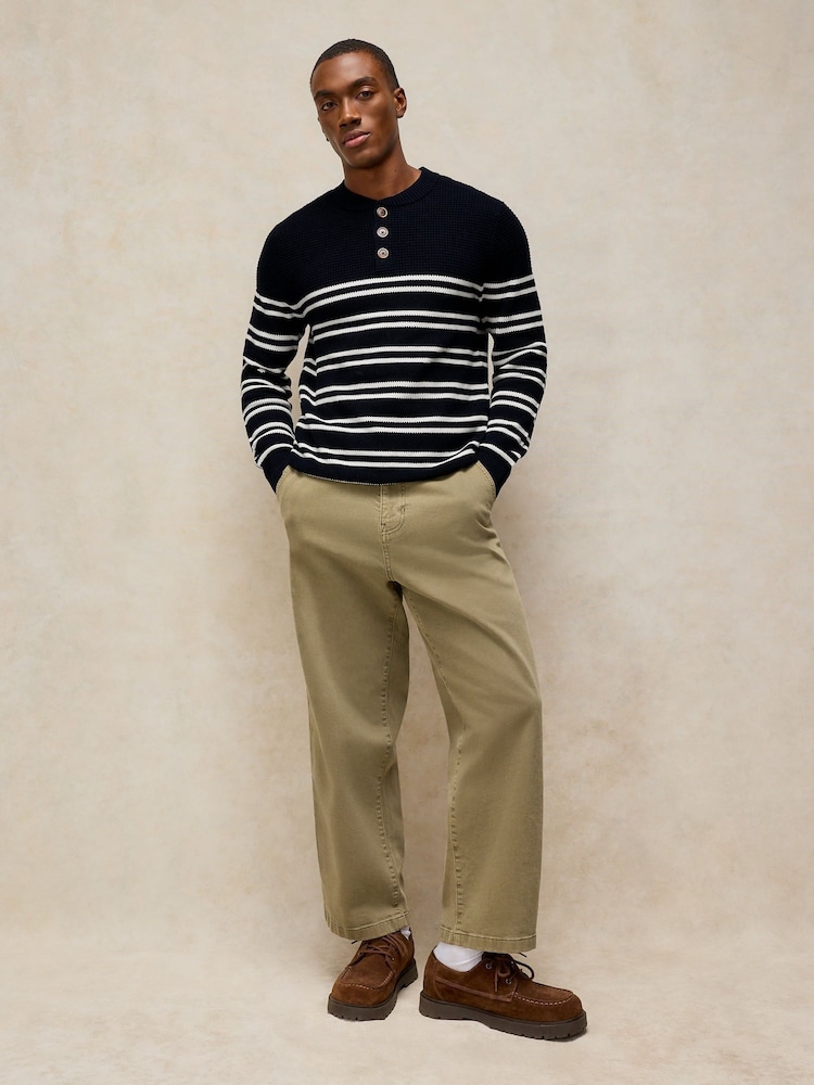 White Stuff Attadale Stripe Henley Jumper - Bild 2 av 6