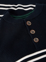 White Stuff Attadale Stripe Henley Jumper - Bild 6 av 6