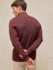 White Stuff Red Attadale Funnel Neck Jumper - Image 2 of 6