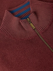 White Stuff Red Attadale Funnel Neck Jumper - Image 6 of 6