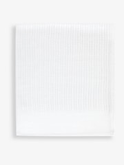 JoJo Maman Bébé White Woven Cellular Blanket - Image 3 of 5