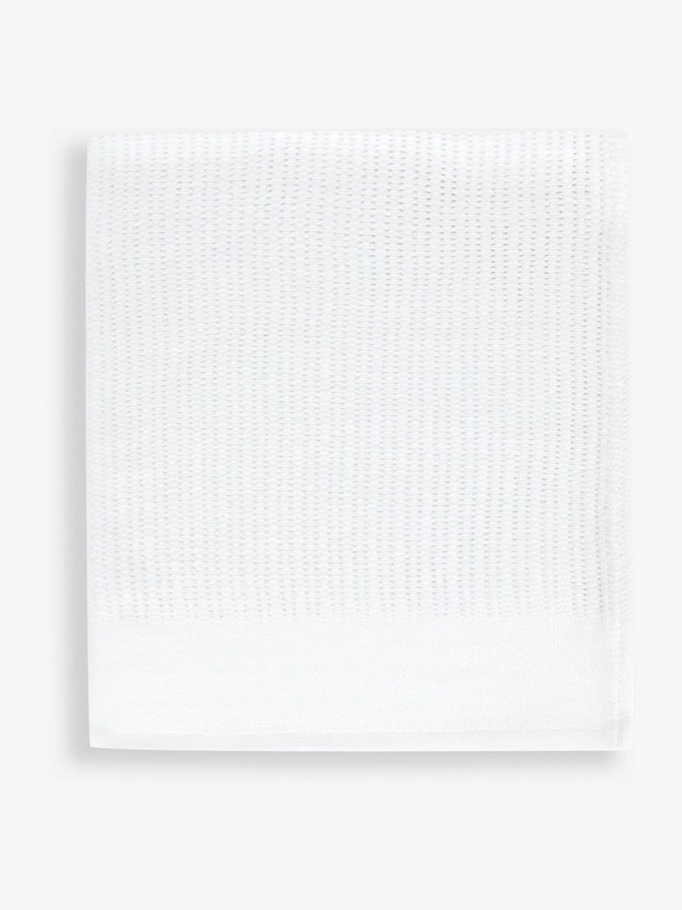 JoJo Maman Bébé Woven Cellular Blanket - Image 3 of 5