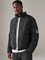 Emporio Armani EA7 Core U Puffer Black Jacket - Image 1 of 5