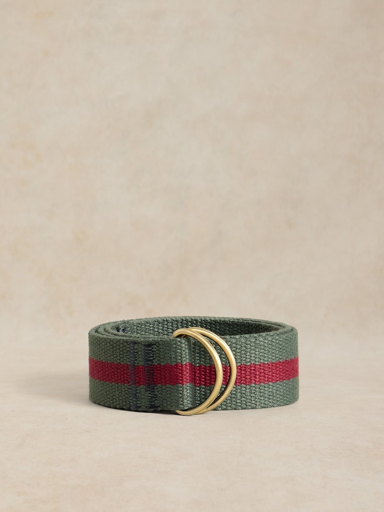 White Stuff Green Webbing Belt - Image 1 of 3