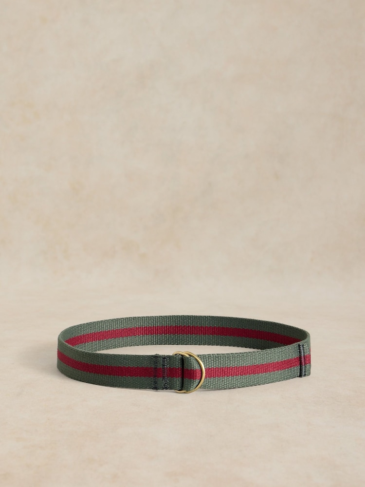 White Stuff Green Webbing Belt - Image 2 of 3
