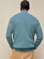 White Stuff Green Attadale Funnel Neck Jumper - Image 2 of 6