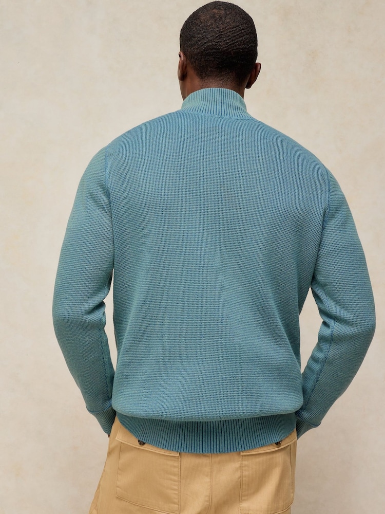 White Stuff Green Attadale Funnel Neck Jumper - Image 2 of 6 White Stuff Green Attadale Funnel Neck Jumper - Image 2 of 6