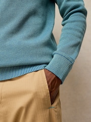White Stuff Green Attadale Funnel Neck Jumper - Image 4 of 6