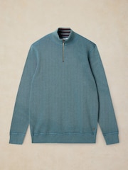 White Stuff Green Attadale Funnel Neck Jumper - Image 5 of 6