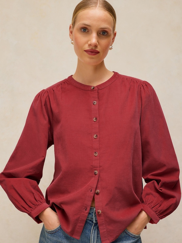 White Stuff Lana Baby Cord Top - Imagen 2 de 7