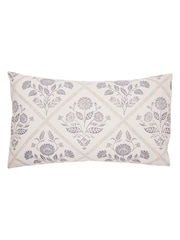 Set ng Pantakip sa Duvet at Pillowcase na may Bulaklak na Helena Springfield Folk Trellis - Larawan 5 ng 5