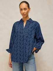 White Stuff Blue Sage Longline Cord Tunic - Image 2 of 6