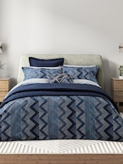 Bedeck of Belfast Sutton Geo Stripe Duvet Cover & Pillowcase Set - Bild 2 av 5